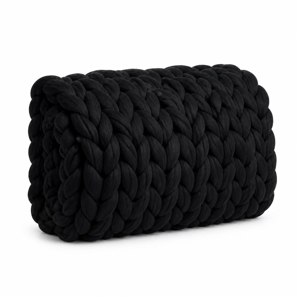 Evenly Weighted Breathable Blanket in Soft Faux Cashmere
