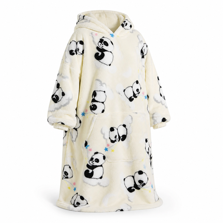 Oversized Ultra-Soft Sherpa Hoodie Blanket, Machine Washable