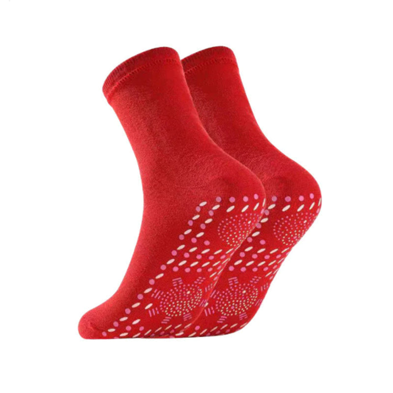 Plushley™ Self-Warming Tourmaline Socks with Acupressure-Style Texture