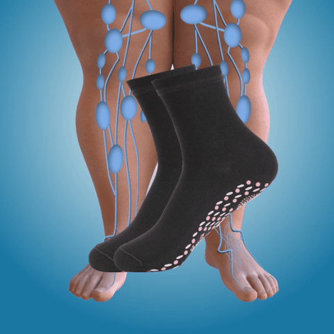 Plushley™ Self-Warming Tourmaline Socks with Acupressure-Style Texture