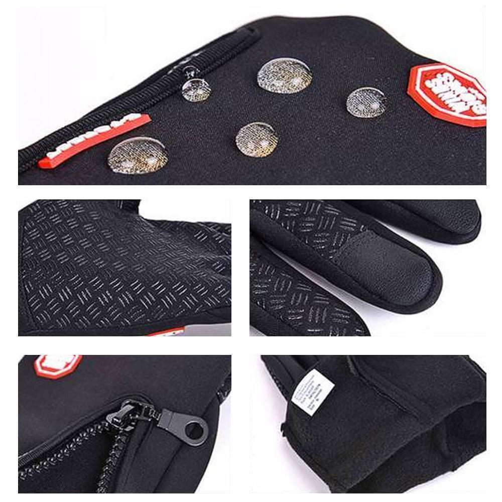 Waterproof Thermal Gloves with 3 Touchscreen Fingers