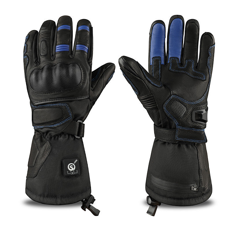 Plushley™ Windproof Rechargeable Heated Gloves with Non-Slip Grip