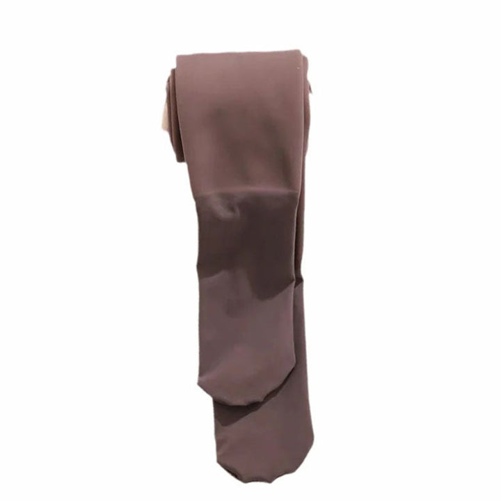 Thick Fleece-Lined Thigh-High Stockings with Stay-Up Fit