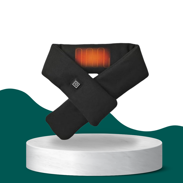 Plushley™ USB Heated Neck Wrap Scarf with Even, Soothing Warmth
