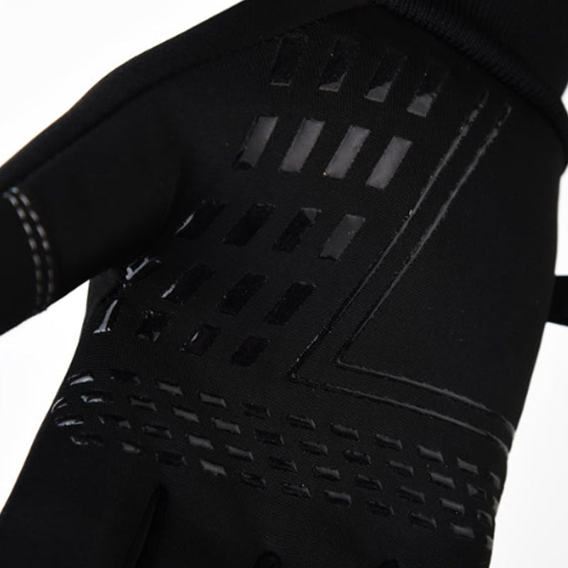Water-Repellent Thermal Gloves with Fleece Lining and Grip