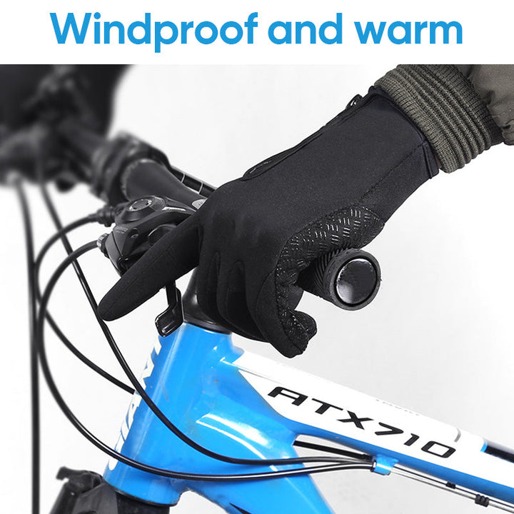 Warm Thermal Gloves with 3 Touchscreen Fingers and Zip Fit