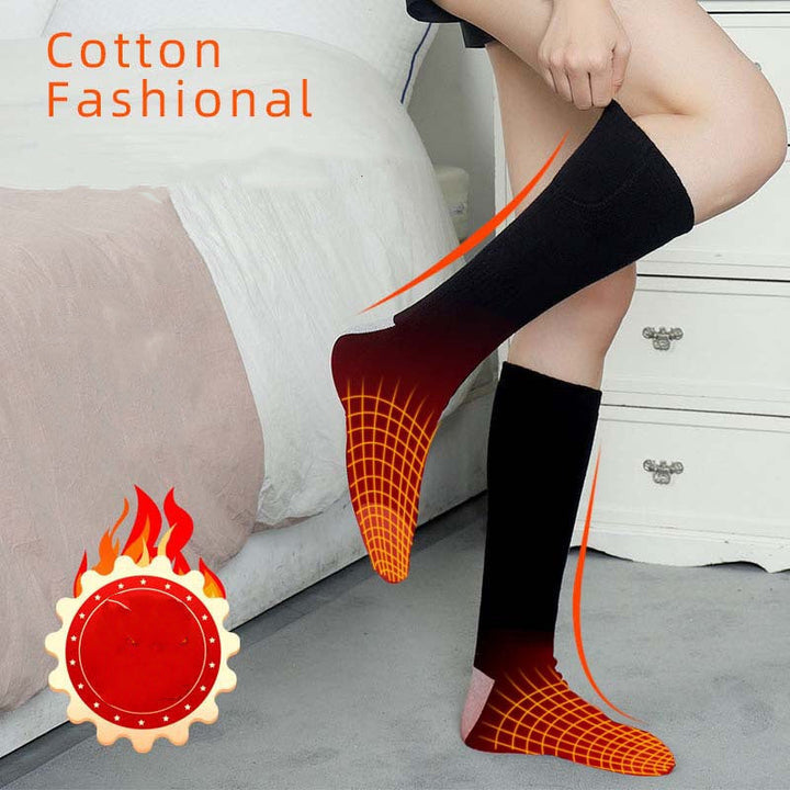 Plushley™ USB Rechargeable Heated Socks, Water-Resistant