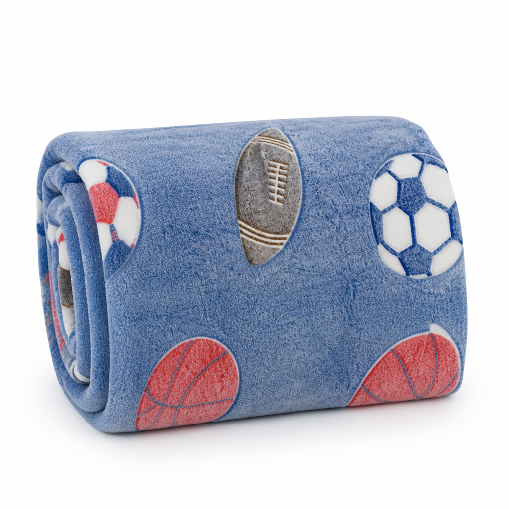 Glow-in-the-Dark Flannel Kids Blanket, No Batteries Required