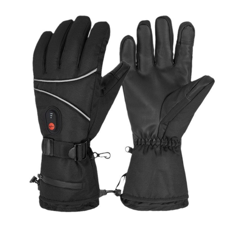 Plushley™ Waterproof Rechargeable Heated Ski Gloves