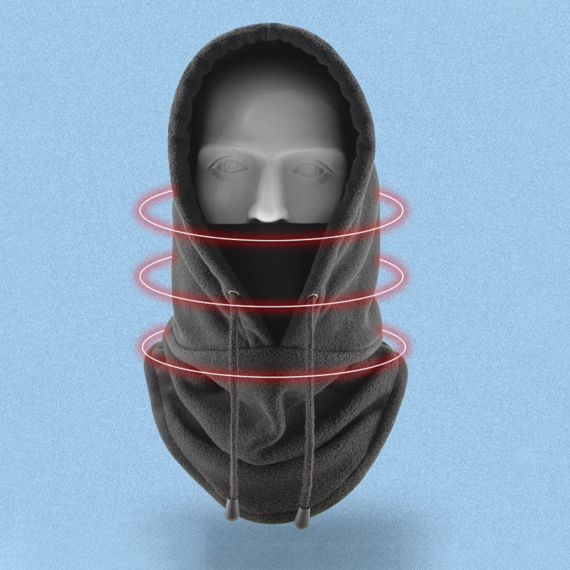 Polar Fleece Balaclava with Full Face and Neck Coverage