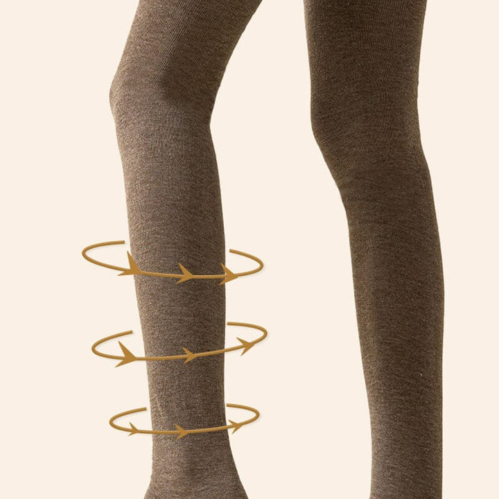 Thick Cotton Knee-High Socks for Warm, Breathable Comfort
