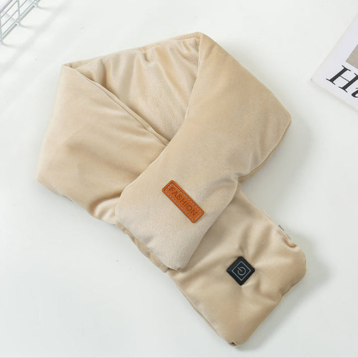 Plushley™ USB Heated Velvet Scarf with 3 Heat Levels up to 52°C