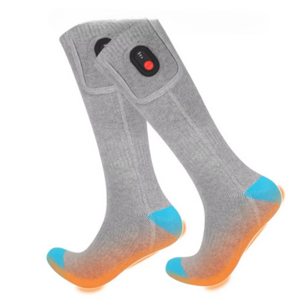 Plushley™ USB Rechargeable Heated Socks for Toes and Soles