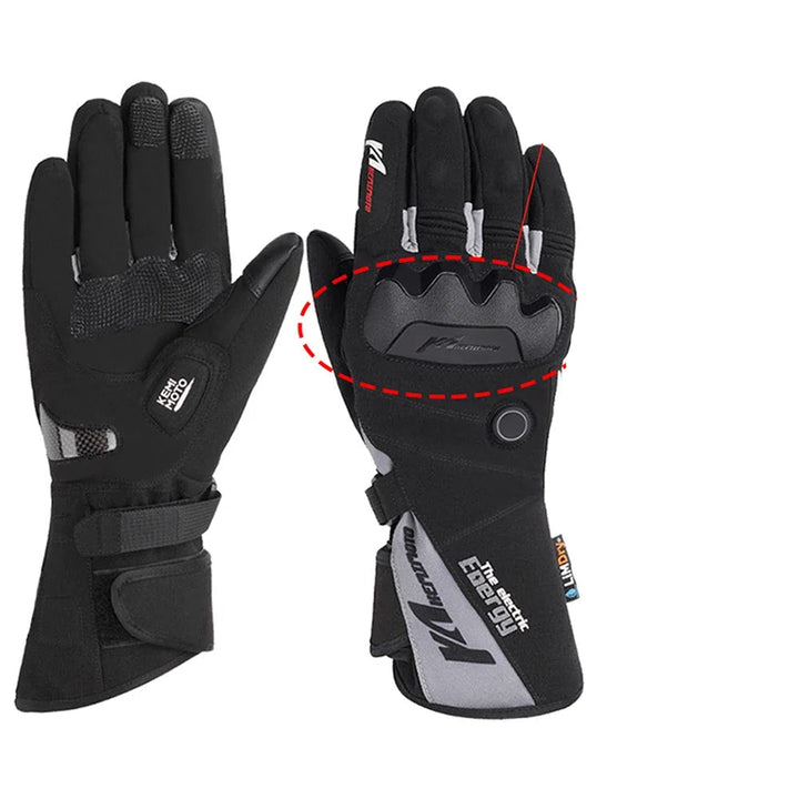 Plushley™ Waterproof Rechargeable Heated Ski Gloves