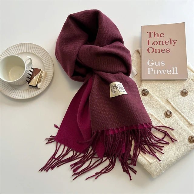 100% Wool Winter Scarf – Super Soft and Warm for Men and Women