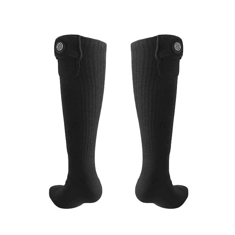 Plushley™ Washable Rechargeable Heated Ski Socks in Soft Cotton