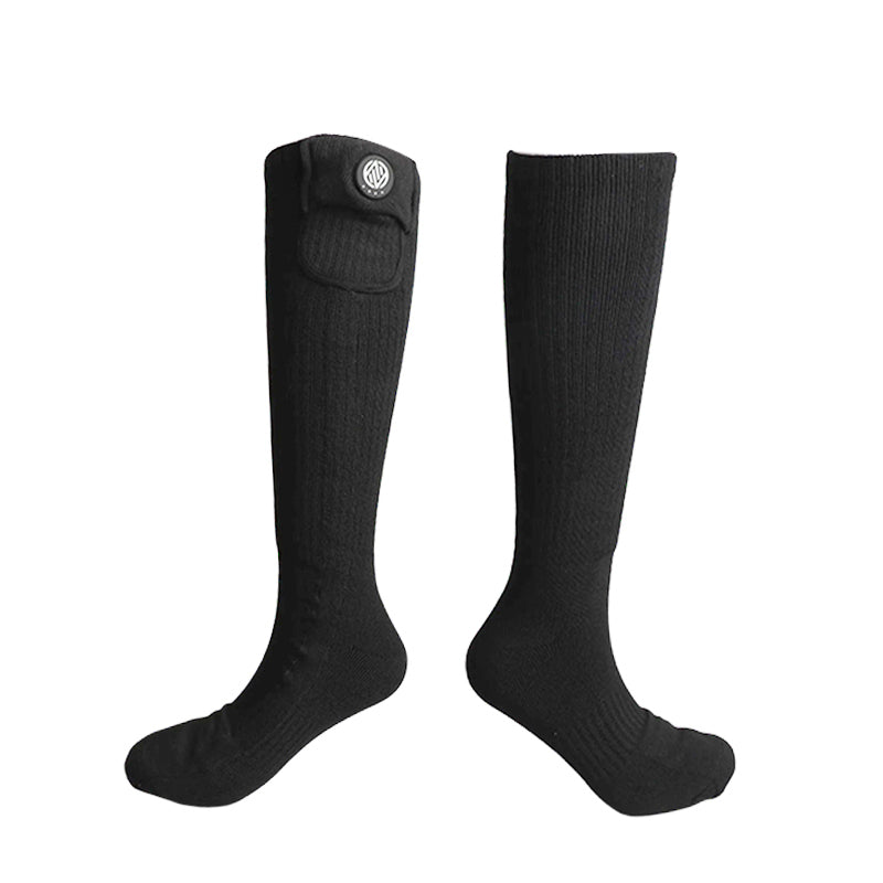 Plushley™ Washable Rechargeable Heated Ski Socks in Soft Cotton