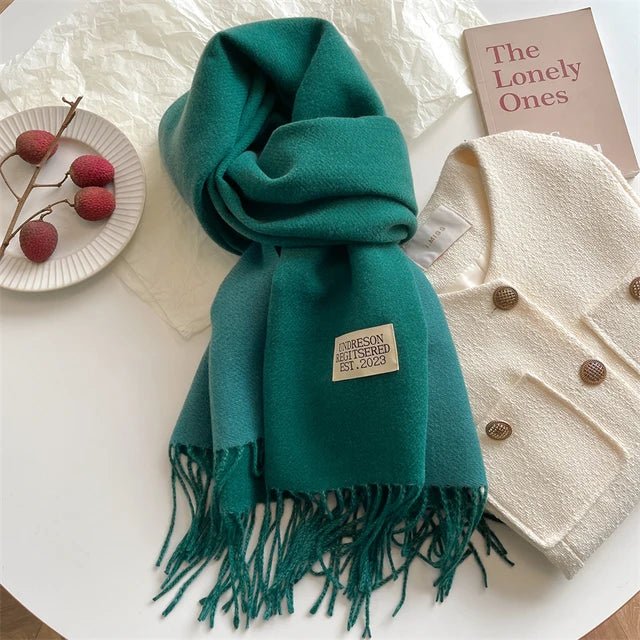 100% Wool Winter Scarf – Super Soft and Warm for Men and Women