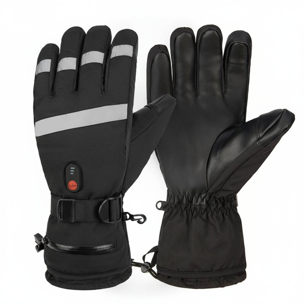 Plushley™ Waterproof Rechargeable Heated Ski Gloves