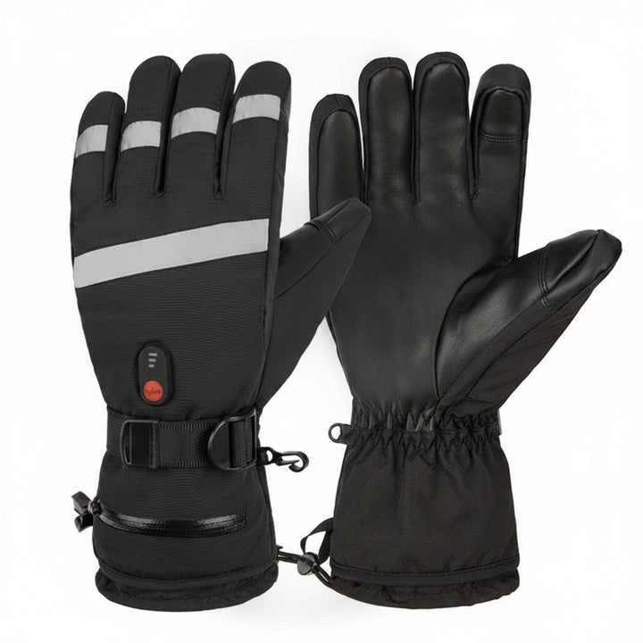 Plushley™ Waterproof Rechargeable Heated Ski Gloves