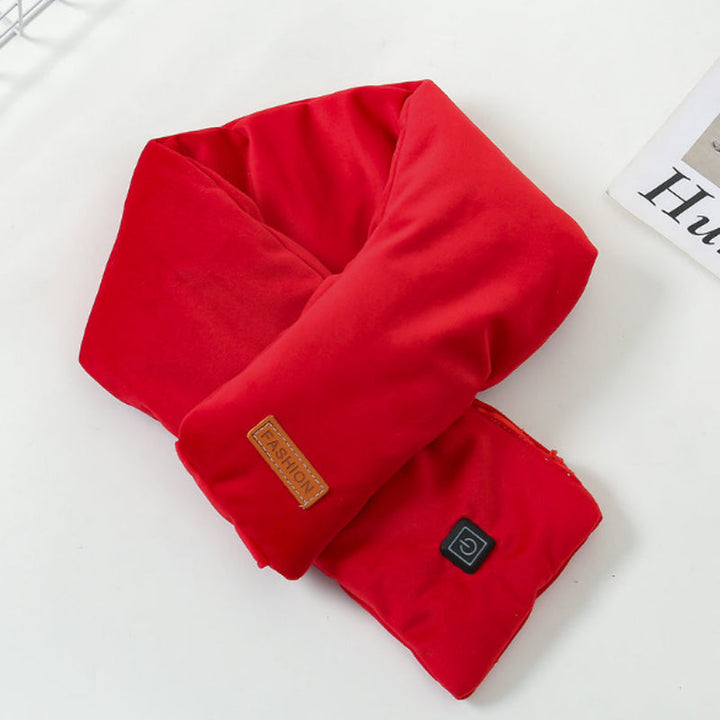 Plushley™ USB Heated Velvet Scarf with 3 Heat Levels up to 52°C