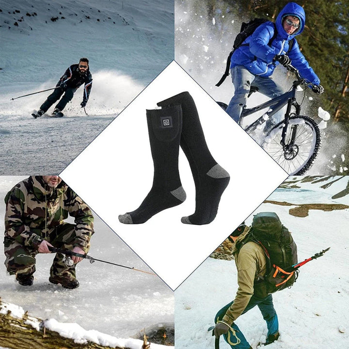 Plushley™ Rechargeable Heated Socks with Adjustable Temperature