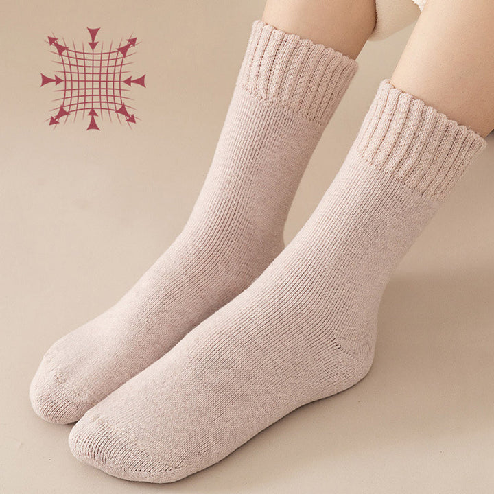 3-Pair Unisex Thermal Socks with Soft Fleece Lining