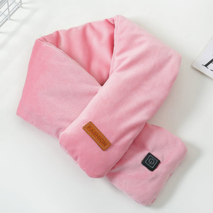 Plushley™ USB Heated Velvet Scarf with 3 Heat Levels up to 52°C