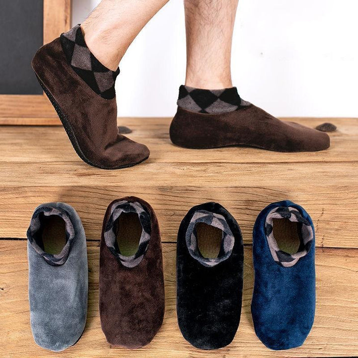 Non-Slip Cotton Grip Socks with Silicone Sole