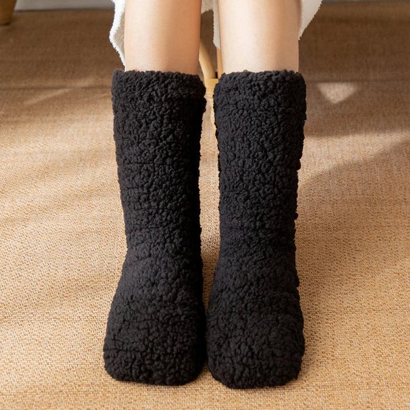 Thick Plush Fleece Socks for Cozy Nights at Home