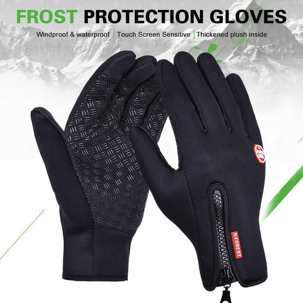 Waterproof Thermal Gloves with 3 Touchscreen Fingers