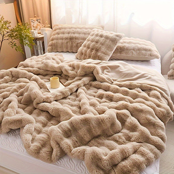 Premium Fleece Blanket with Elegant Design