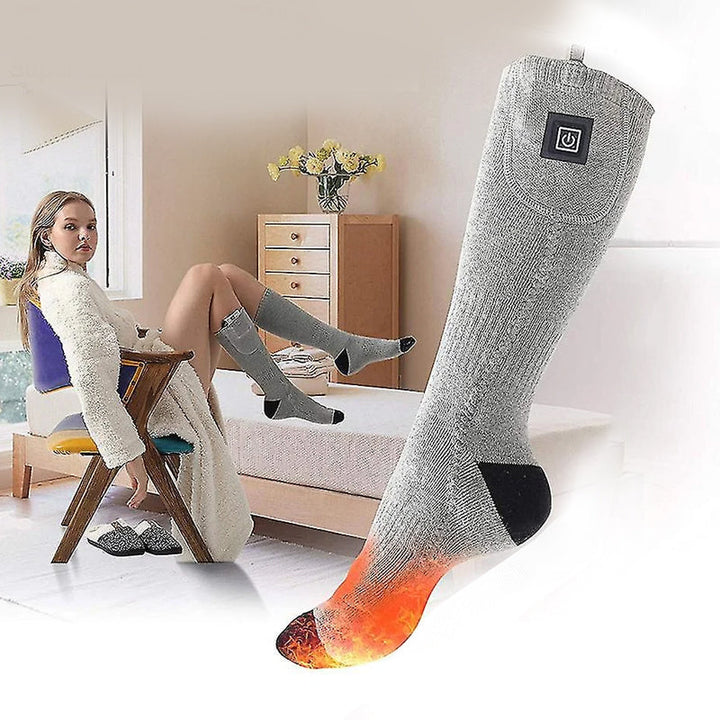 Plushley™ Rechargeable Heated Socks with Adjustable Temperature