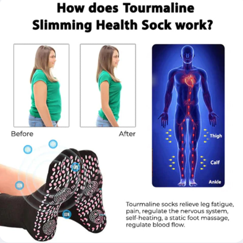 Plushley™ Self-Warming Tourmaline Socks with Acupressure-Style Texture