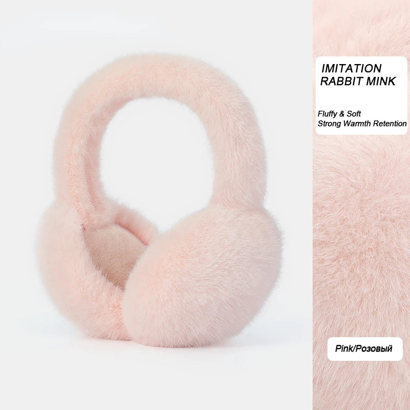 Plush Foldable Earmuffs That Stay Put on Windy Days