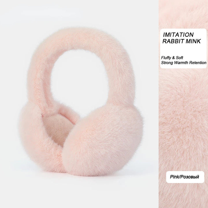 Plush Foldable Earmuffs That Stay Put on Windy Days