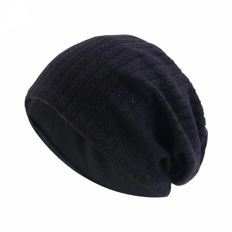 Wheat Pattern Cotton Beanie with Soft Double Layer