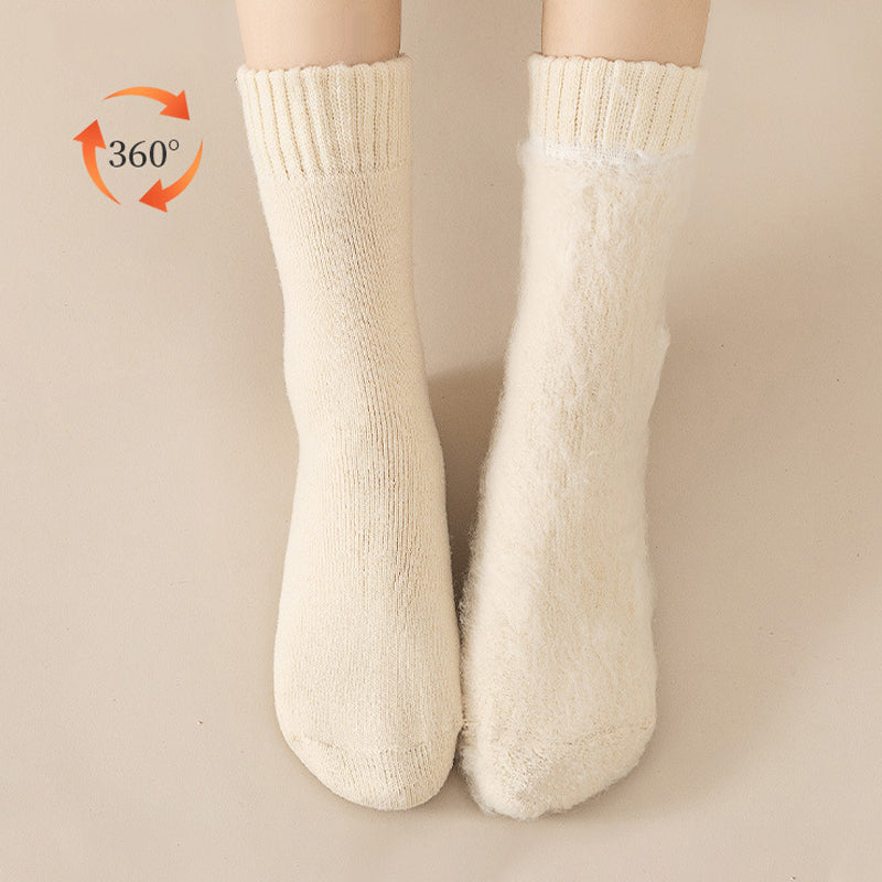 Fleece-Lined Thermal Socks, Value Pack of 3 Pairs