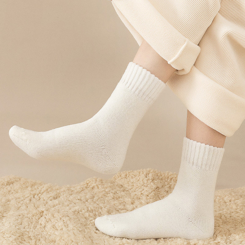 3-Pair Unisex Thermal Socks with Soft Fleece Lining