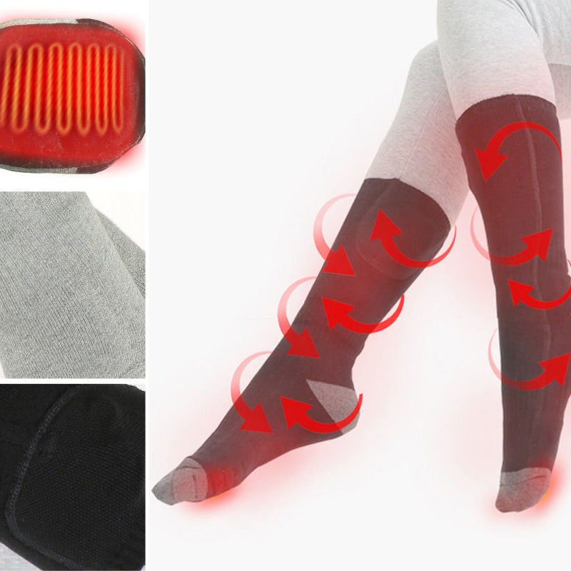 Plushley™ Rechargeable Heated Socks with Adjustable Temperature