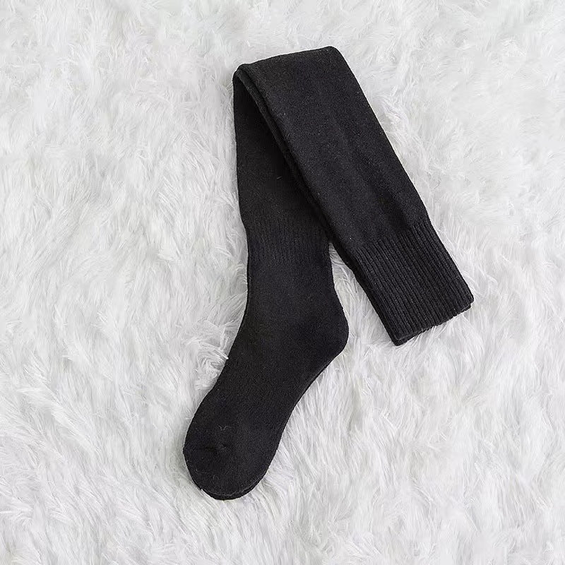 Cable Knit Thigh-High Socks with a Comfy Stretch Fit
