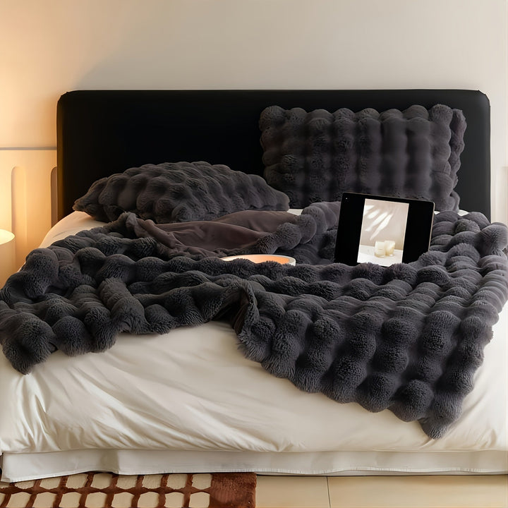 Premium Fleece Blanket with Elegant Design