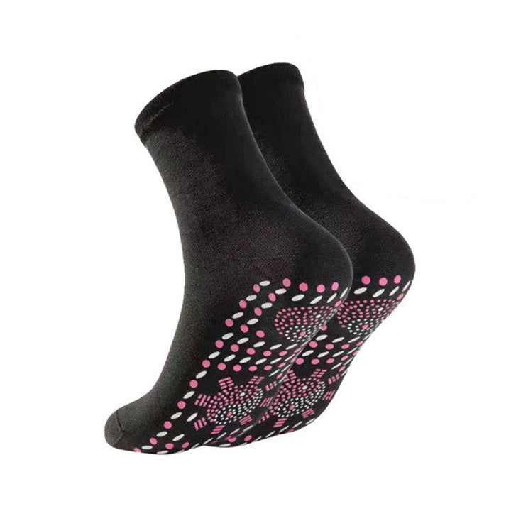 Plushley™ Self-Warming Tourmaline Socks with Acupressure-Style Texture
