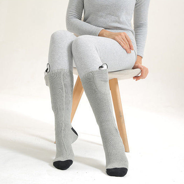 Plushley™ Rechargeable Heated Socks with Adjustable Temperature