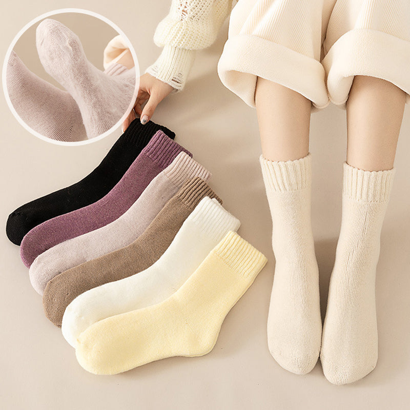 3-Pair Unisex Thermal Socks with Soft Fleece Lining