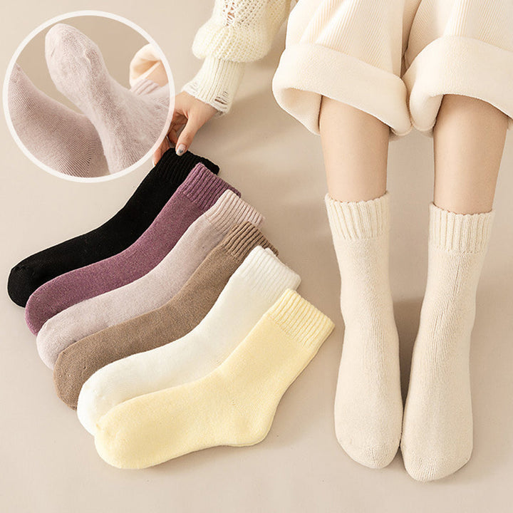 3-Pair Unisex Thermal Socks with Soft Fleece Lining
