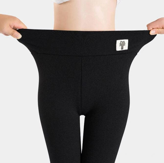Thick Fleece Lined Thermal Leggings for Women