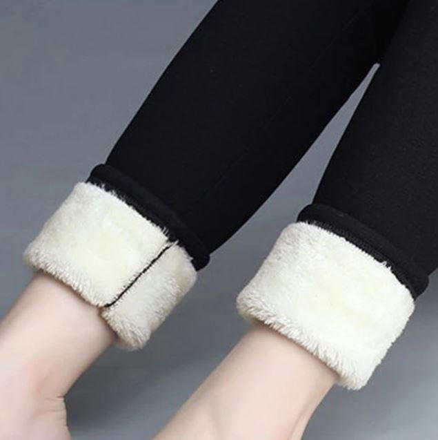 Thick Fleece Lined Thermal Leggings for Women