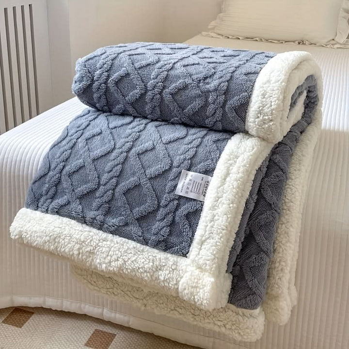 Soft Comfort Blanket for Bed, Sofa, and Travel
