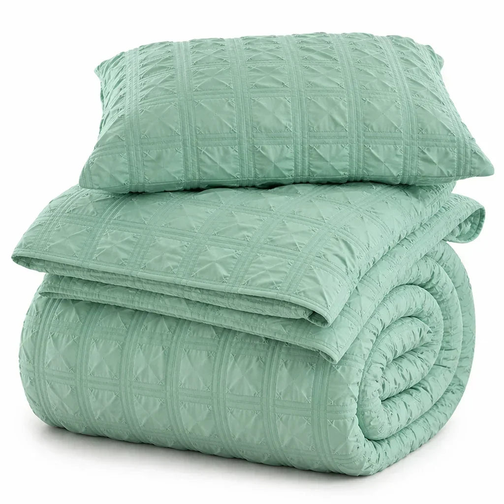 Pintuck Duvet Cover Set with Textured Finish, Wrinkle-Free
